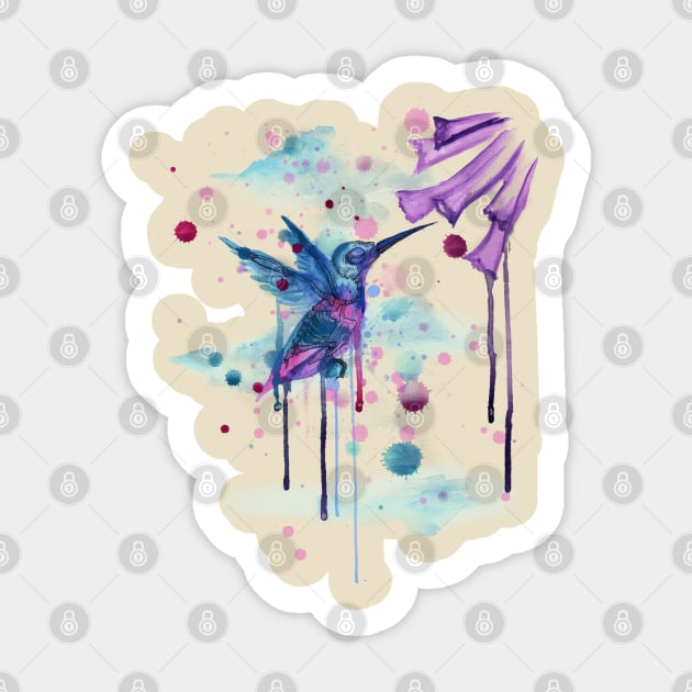 Hummingbird Skeleton 2.0 Sticker by LVBart